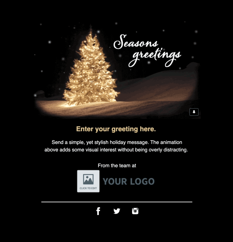 25+ beautiful holiday email marketing templates [you can use for free]